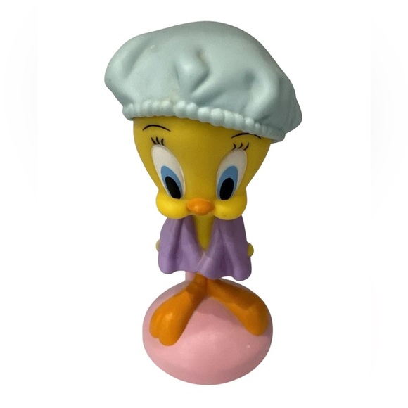 Looney Tunes Vintage Tweety Bird Bathtime 6” Toothbrush Holder - Picture 1 of 4